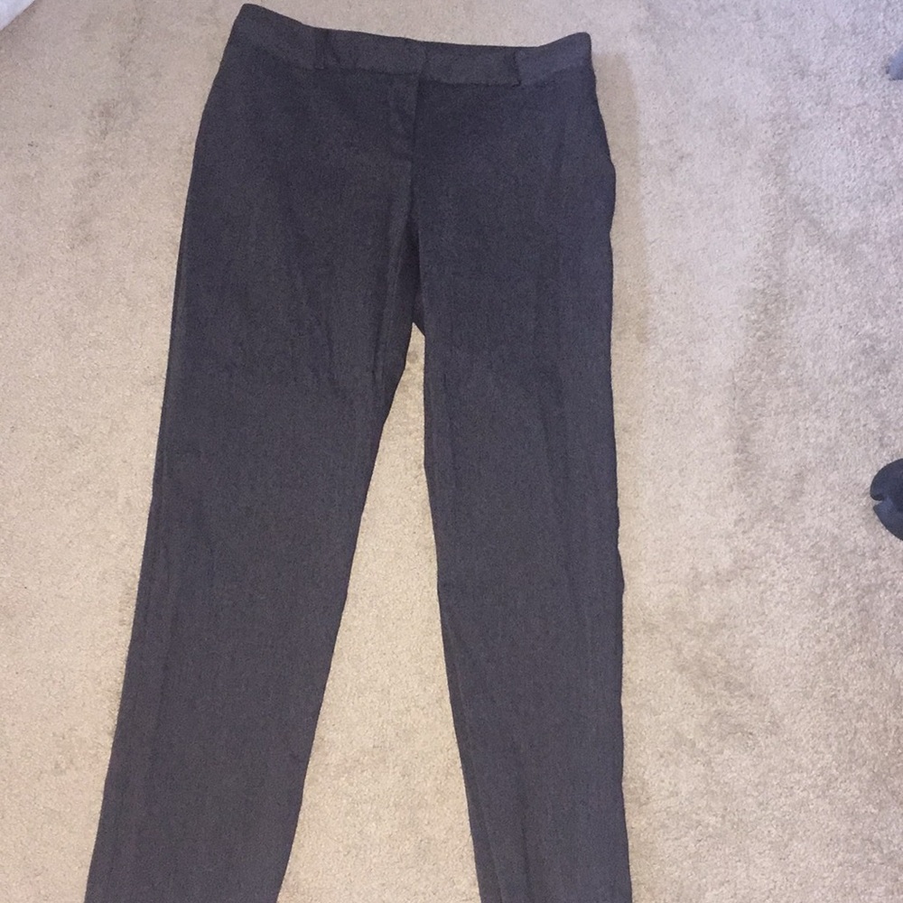 Gray work pants